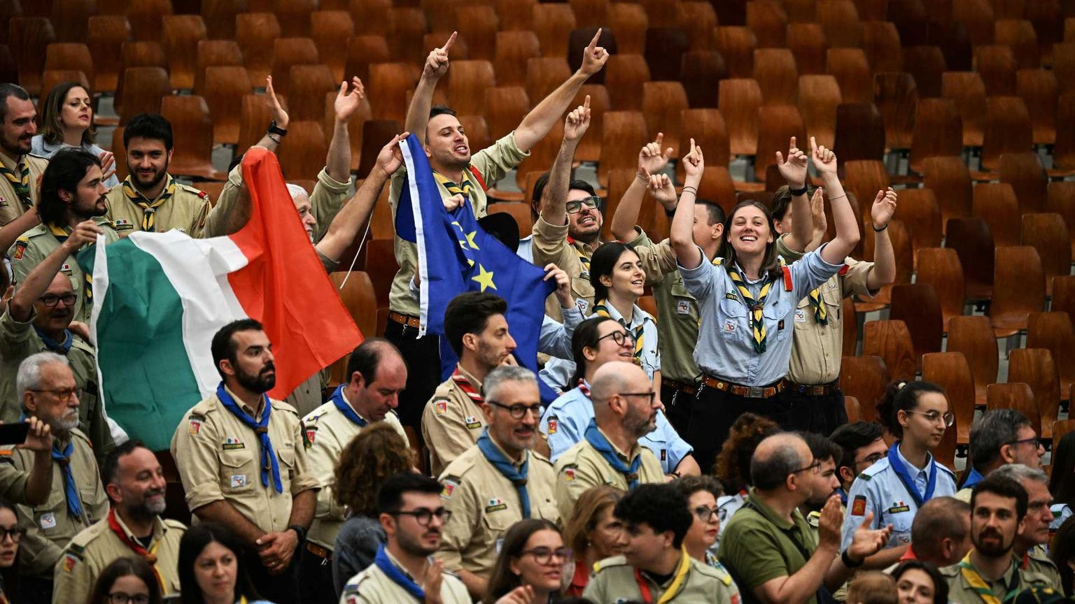 Il Papa agli scout: «Costruite un'Europa dei popoli»