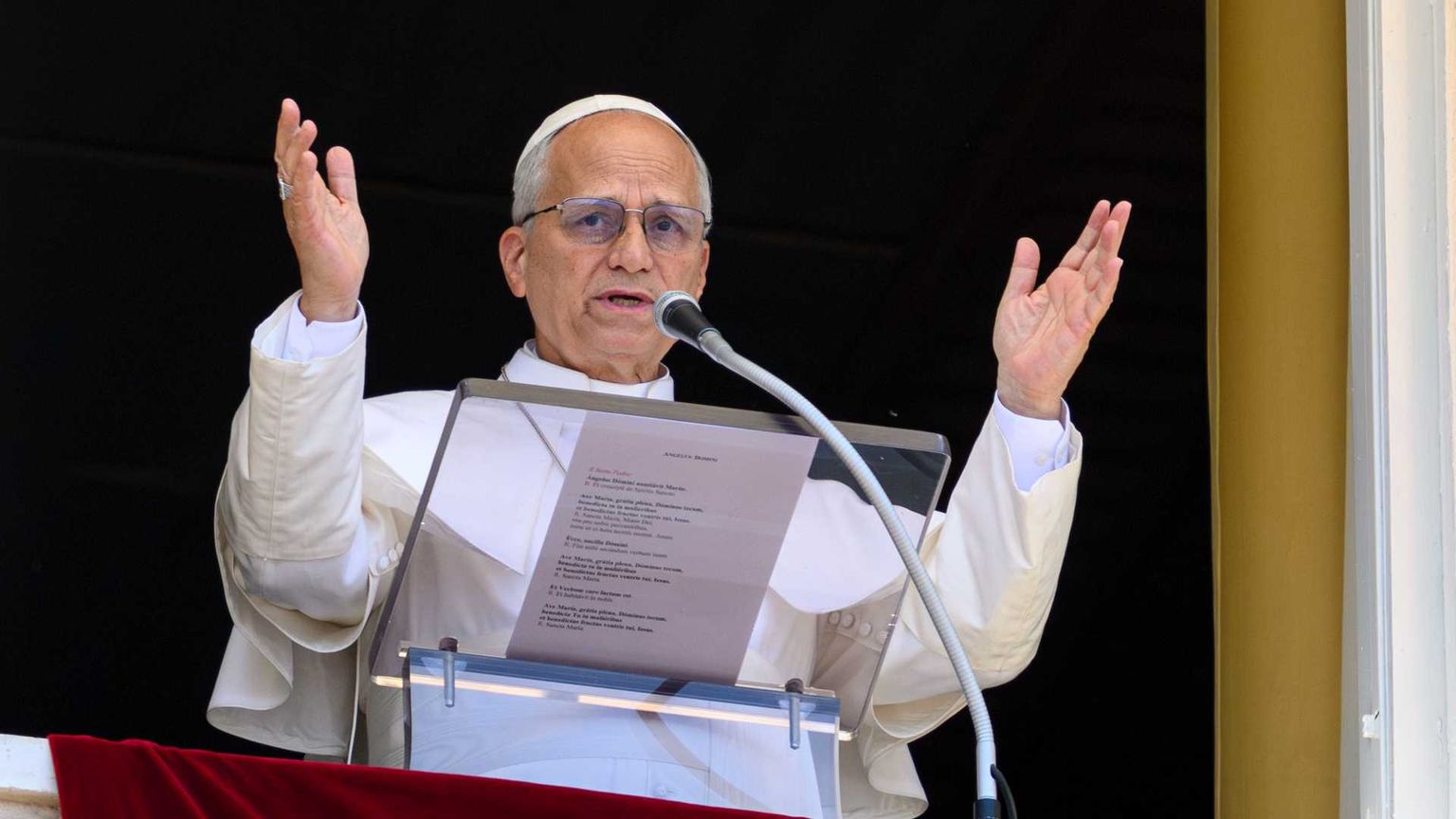 Il Papa all'Angelus di ieri, 31 maggio 2026 / VATICAN MEDIA