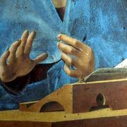 Che cosa c'era sul leggio di Maria?