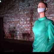 Nel presepe di Assisi anche la statua che riproduce un'infermiera