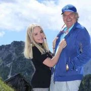 La Fatina della tv trova pace nelle salite al santuario mariano