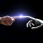 La Creazione di Adamo di Michelangelo piegata all'Intelligenza Artificiale