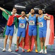 Italia record: oro nella 4x100, Iapichino argento nel lungo come mamma Fiona