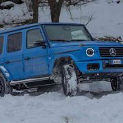 La Mercedes con la G maiuscola: un fenomeno anche con la spina