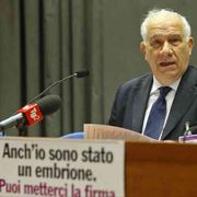 «Con Carlo Casini totale sintonia, un autentico uomo di Dio»