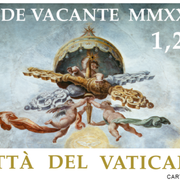 La Sede Vacante ha anche i suoi 4 francobolli. Ecco come sono fatti