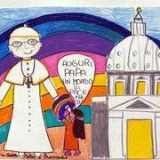 I primi auguri per il compleanno del Papa sono arrivati dai bambini