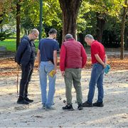 La pétanque, quelli con il pallino delle bocce di ferro