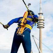 Biathlon senza neve con skiroll e carabina