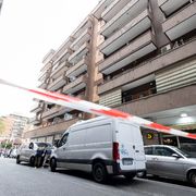 Nella foto l'immagine la via dell'incidente al bimbo precipitato dal balcone