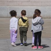 Alcuni bambini di una scuola primaria