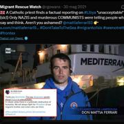 È stato identificato l'uomo che minacciava don Mattia Ferrari