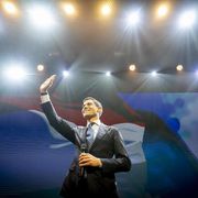 Il leader di D66 (Democratici 66), Rob Jetten, che ha pareggiato l'estrema destra.