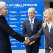 Il presidente della Repubblica, Sergio Mattarella, durante la Conferenza nazionale sulle dipendenze. Ansa/Riccardo Antimiani