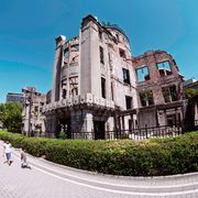 Il memoriale della "Cupola della Bomba Atomica" a Hiroshima, in Giappone