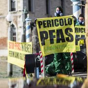 Una manifestazione contro i Pfas in Veneto