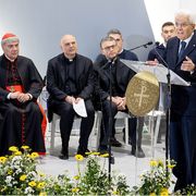 Il presidente della Repubblica Sergio Mattarella all’inaugurazione dell’anno accademico della Pontificia Facoltà Teologica dell'Italia meridionale a Napoli / Paolo Giandotti