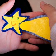 La stella di Natale simbolo della campagna di raccolta fondi dell'ospedale