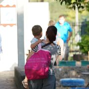 Una mamma col suo bambino