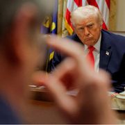 Il presidente degli Stati Uniti Donald Trump