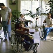 Ci sono disabili che non corrono
e genitori che piangono