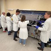 Il nuovo laboratorio per la biopsia liquida. Foto Gemelli