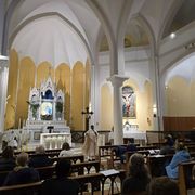 Foggia: padre Infant Raj, dei Missionari dei Sacri Cuori, nella chiesa di Santa Maria della Croce