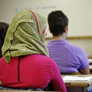 Una delle nostre classi, dove l'integrazione quotidiana supera le teoriche letture ideologiche che continuano a imperare sull'islam