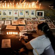 Il presidio delle mamme colombiane sul confine col Venezuela / REUTERS