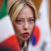 La presidente del Consiglio Giorgia Meloni