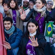 Un momento del flashmob organizzato dalla rete di Talitha Kum l'anno scorso