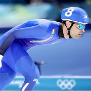 Medaglie azzurre. Andrea Giovannini bronzo nel pattinaggio di velocità