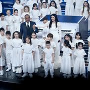 Sanremo, Antoniano e Pausini: «Vogliamo un mondo senza guerre»