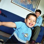 Un papà e il suo bambino