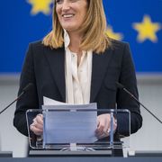 Roberta Metsola, maltese, presidente del Parlamento Europeo