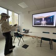 Uno dei simulatori presenti nel centro didattico. Foto Uer