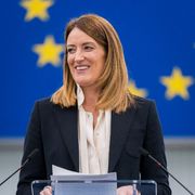 Roberta Metsola, maltese, presidente del Parlamento Europeo