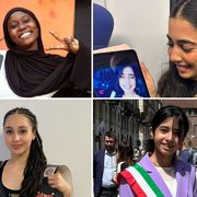 Da sinistra, in alto, in senso orario: Coumba, Maxima, Lily e Basma