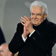 Il presidente della Repubblica Sergio Mattarella. Foto di Stefano RELLANDINI / AFP