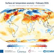 Clima, un altro febbraio caldo a livello globale (è il quinto più caldo di sempre)