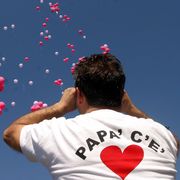 Una manifestazione di padri