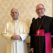 Randazzo con papa Leone XIV