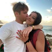 Elisa Bricchi assieme al fidanzato, Costantino Merli