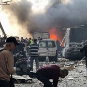 La distruzione a Beirut dopo i raid di Israele