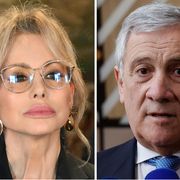 Marina Berlusconi e Antonio Tajani