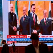 Lo schermo in una sala stampa