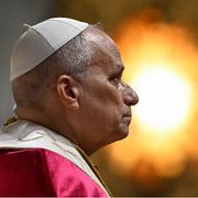 Papa Leone XIV durante la sua visita in Algeri