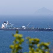 Una nave petroliera