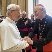 Vaticano, 17 giugno 2025: papa Leone XIV incontra i vescovi italiani riuniti in Assemblea della Conferenza episcopale italiana / SICILIANI