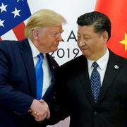 Donald Trump e Xi Jinping al G20 di Osaka, in Giappone, nel 2019/ REUTERS